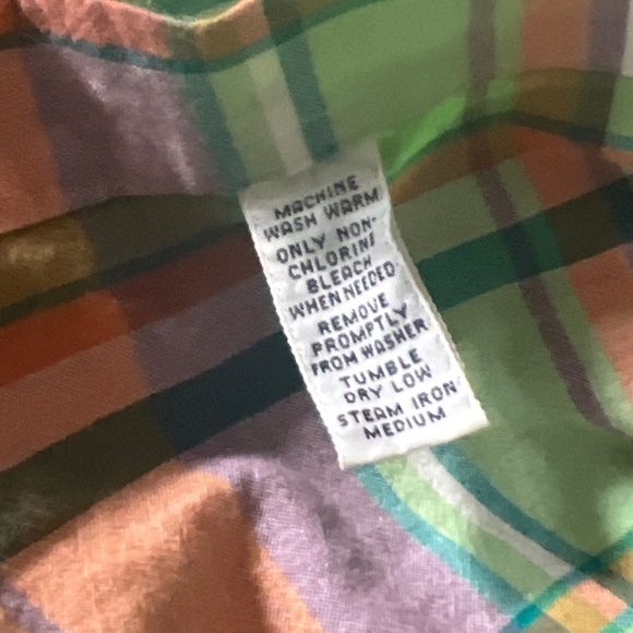 Ralph Lauren Madras Classic Fit Shirt XL - Picture 6 of 6